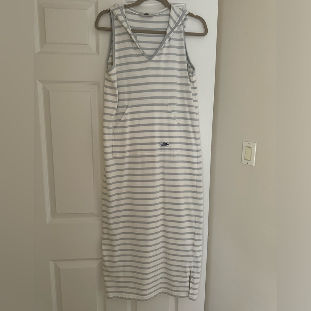 NM 100% Cotton hooded cover-up / dress